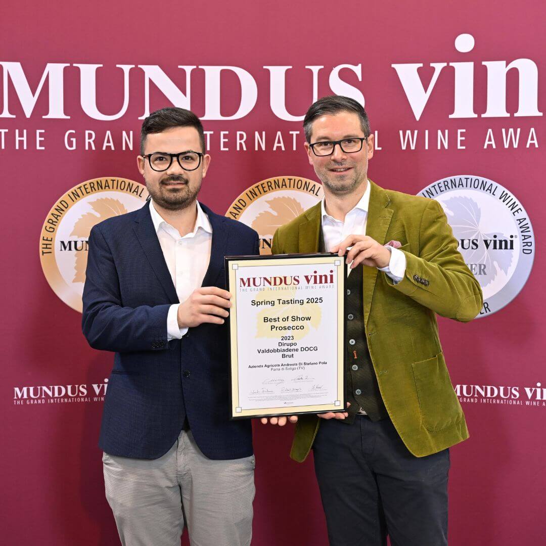“BEST OF SHOW PROSECCO” AL PRESTIGIOSO MUNDUS VINI 2025